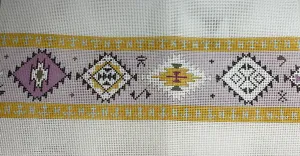 * Colors of Praise BH101 Boho Belt- yellow / pale lavender