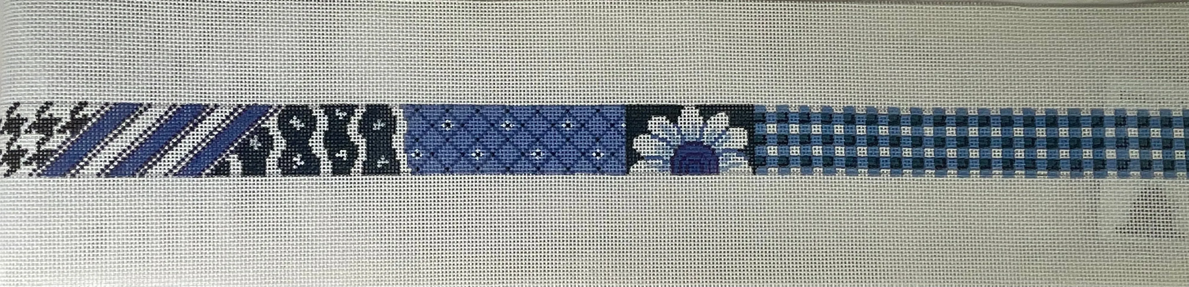 * Patti Mann 11568 Blue Pattern Belt