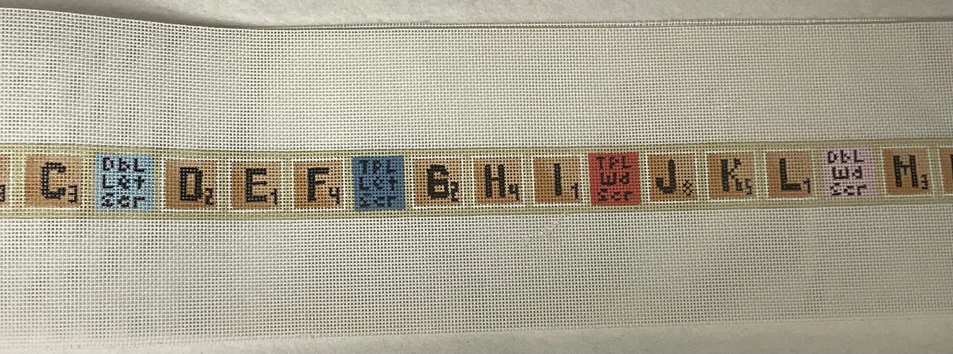 * SALE A. Bradley AB269 Scrabble Tiles Belt