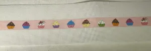 * Susan Roberts 0327K Cupcakes on Lt Pink