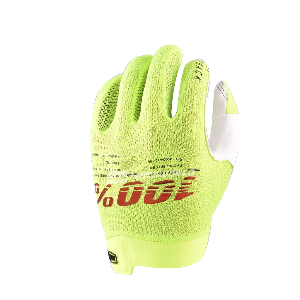 100% ITRACK BICYCLE MESH GLOVES YOUTH