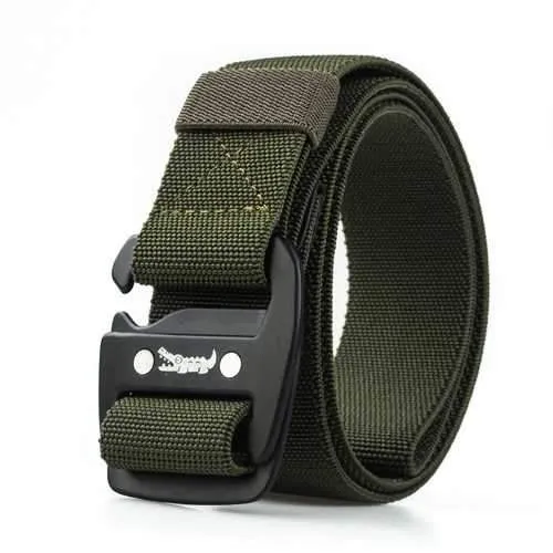 125CM Braided Elastic Weave Nylon Military Belts