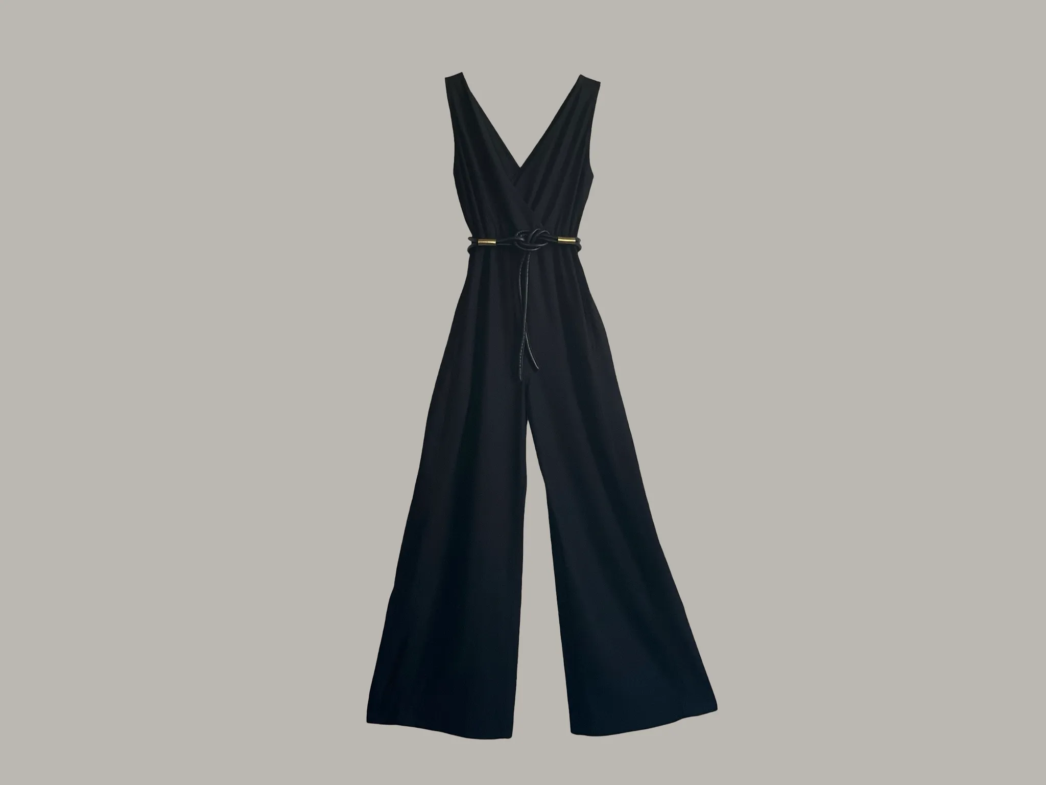 Abacus II Belt Black Leather & Brass