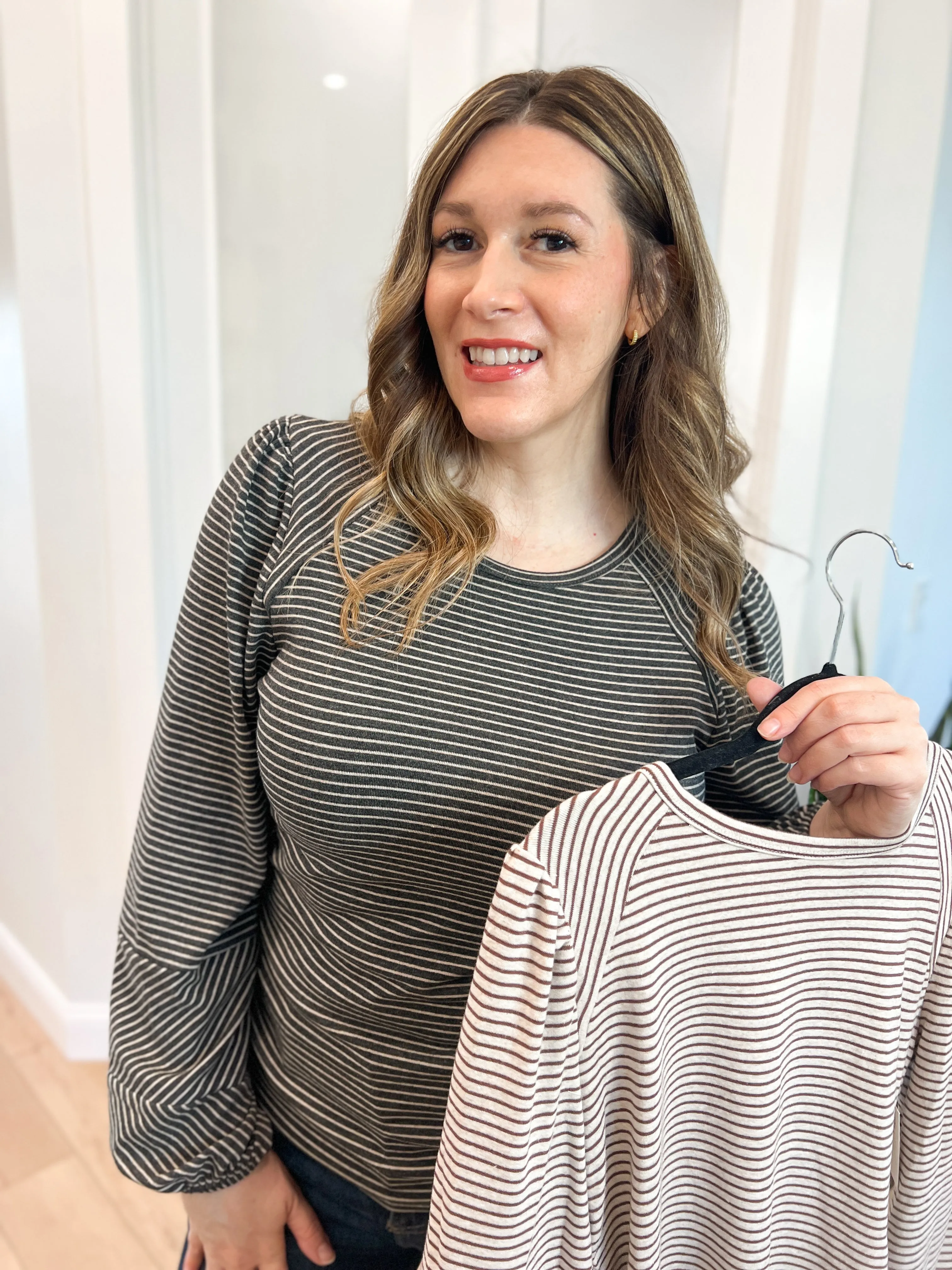 Abigail Bubble Sleeve Top