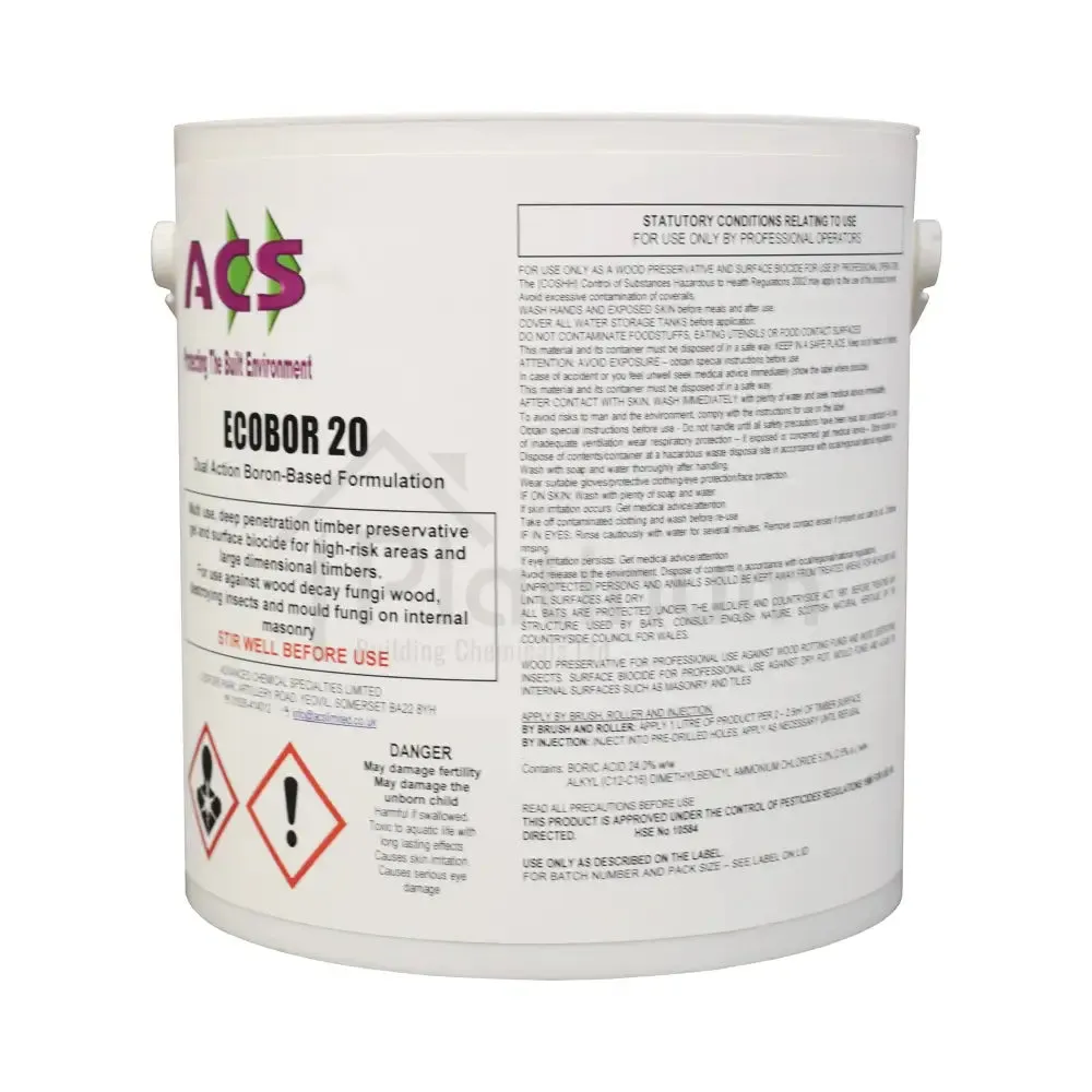 ACS Ecobor 20 Gel - Boron Woodworm & Rot Treatment
