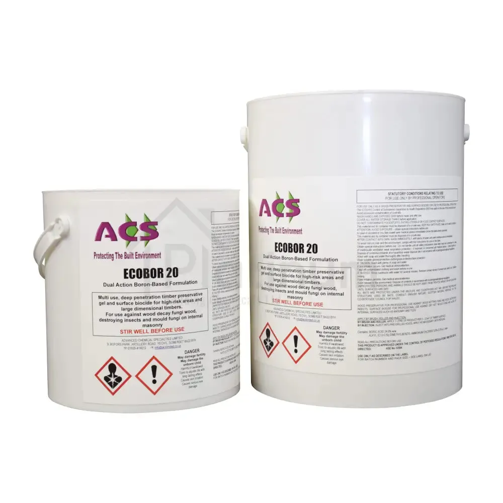 ACS Ecobor 20 Gel - Boron Woodworm & Rot Treatment