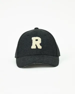 Addison Varsity Baseball Cap | Black