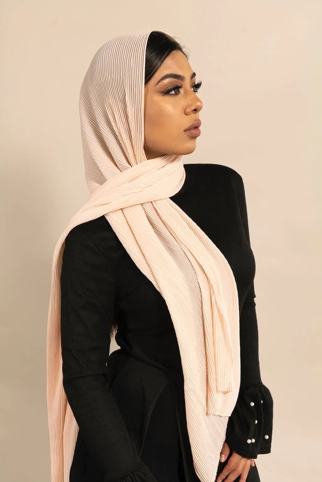 ALABASTER Pleated Chiffon