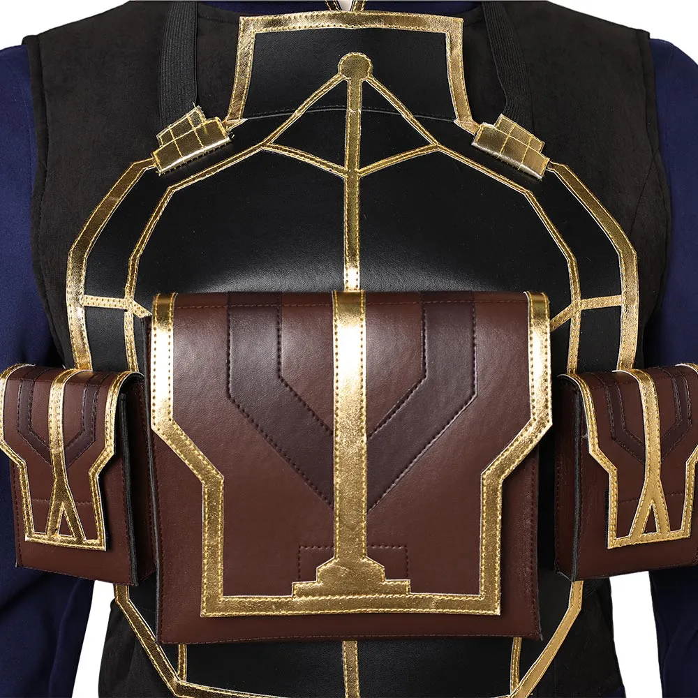 Arcane: League of Legends Season 2 Officer Enforcer Maddie Nolan Blue Uniform Cosplay Costume Outfits