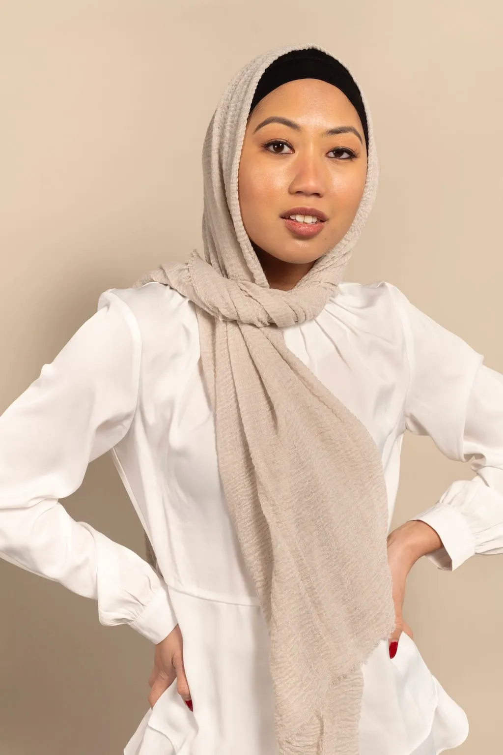 ASH WHITE Premium Cotton