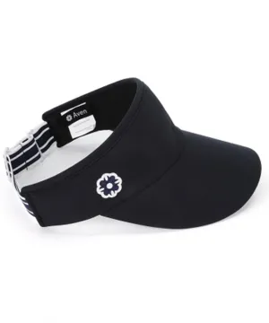 AVEN 3D Flower Embroidery Sun Cap - Dark Navy