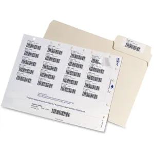 Avery® EasyBand(TM) Laser Adult Medical Wristband with Chart Labels, 2-1/2" x 1", Pack of 500 (74434)