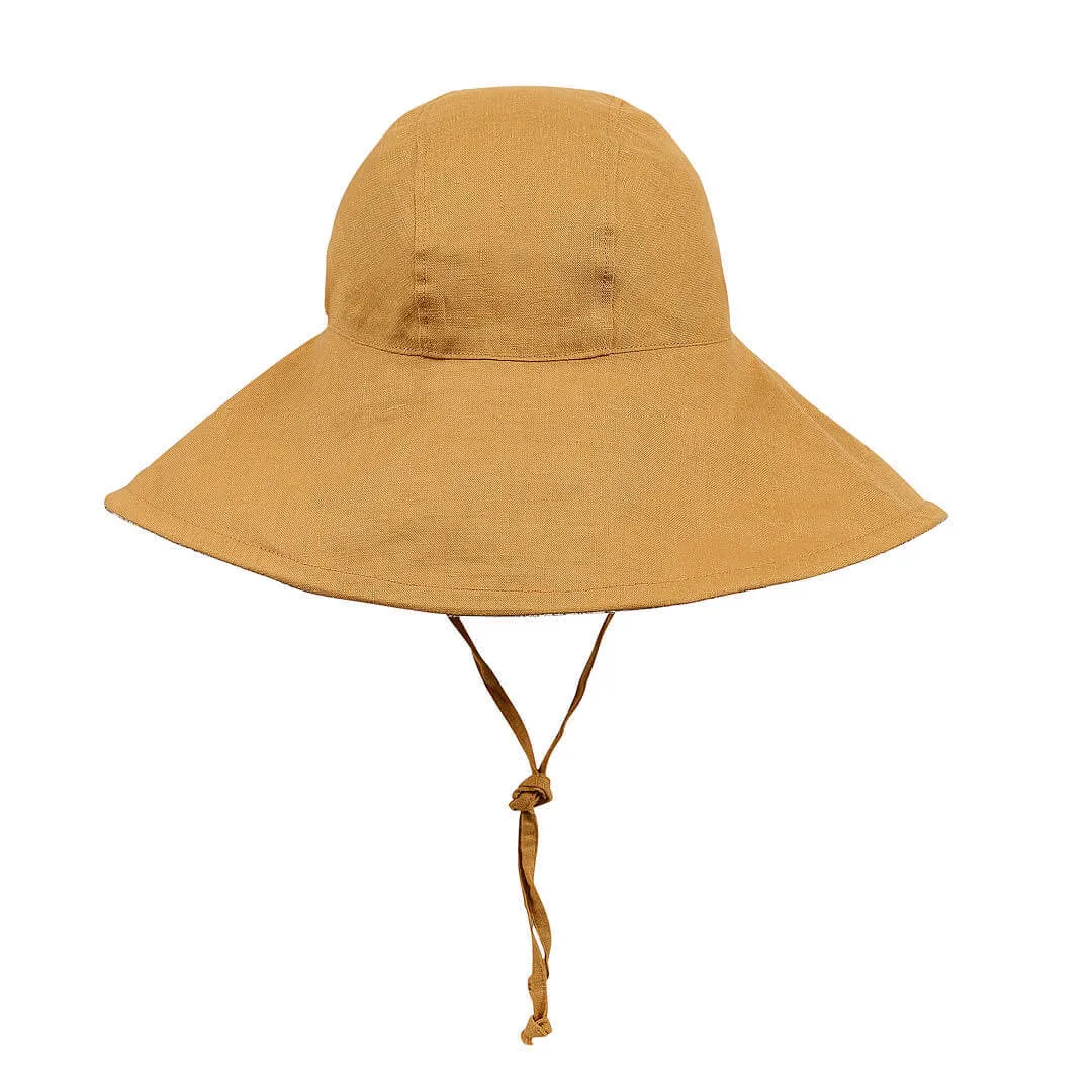 BEDHEAD SIGHTSEER WIDE BRIMMED SUN BONNET-MARGARET/MAIZE