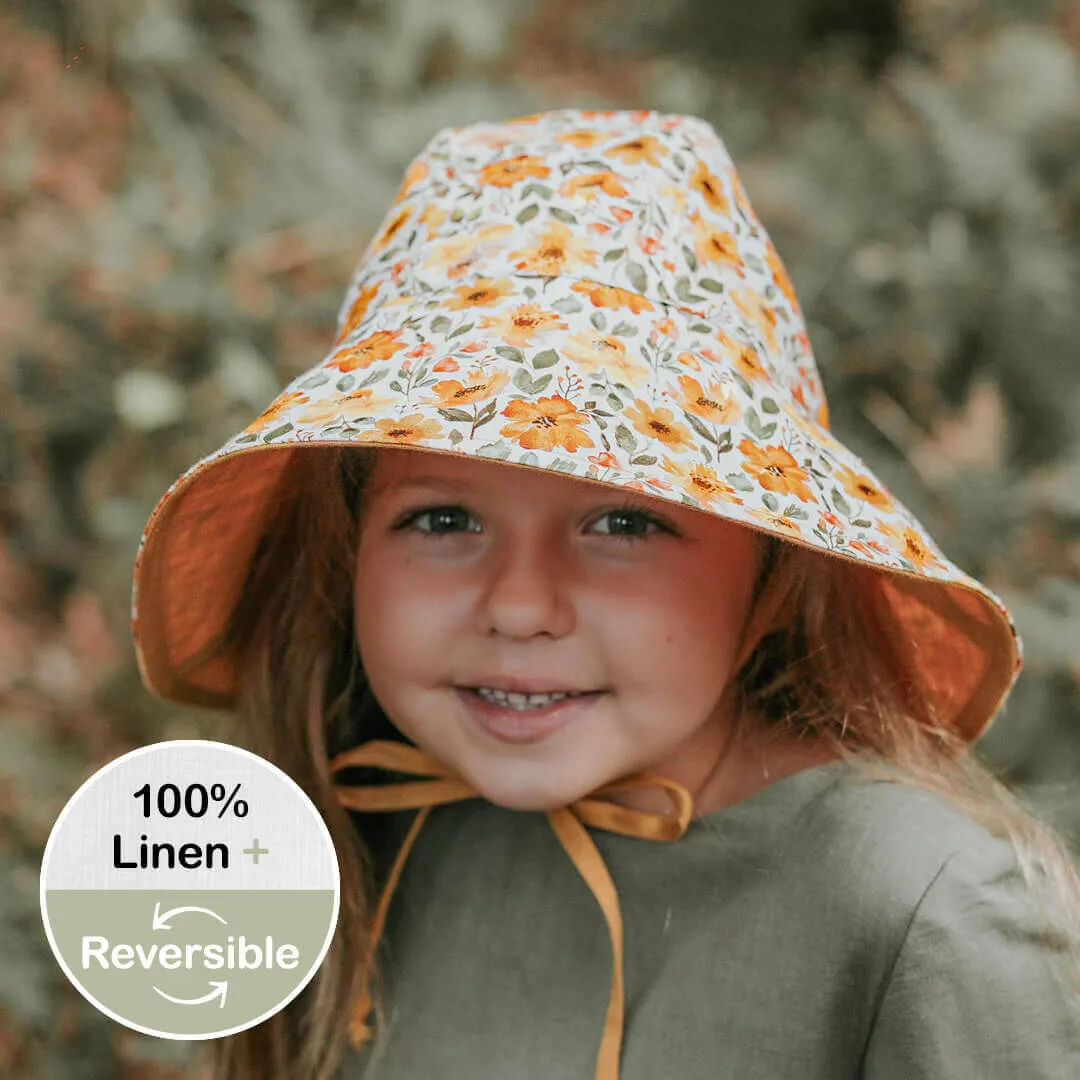 BEDHEAD SIGHTSEER WIDE BRIMMED SUN BONNET-MARGARET/MAIZE