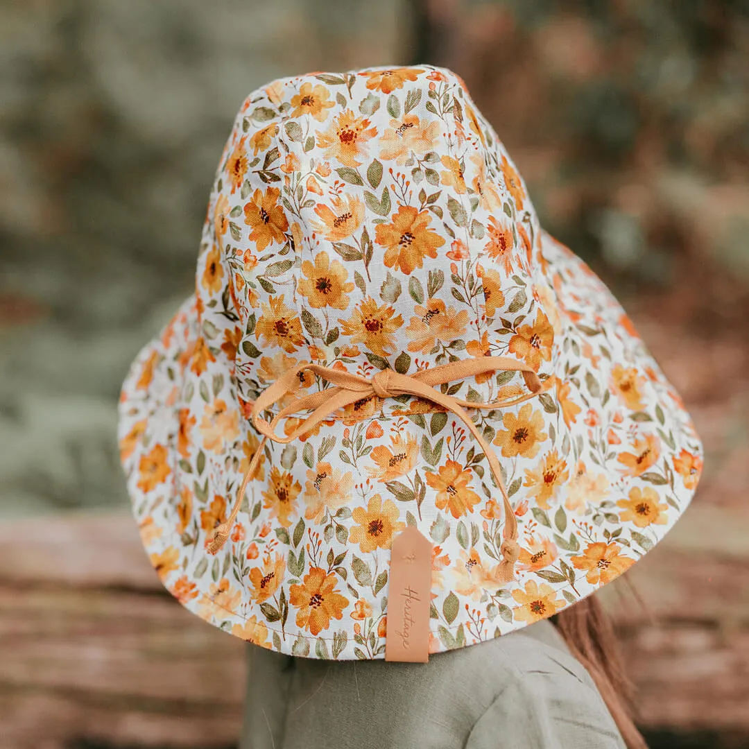 BEDHEAD SIGHTSEER WIDE BRIMMED SUN BONNET-MARGARET/MAIZE