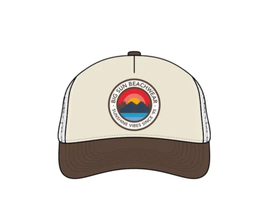 Big Sun Patch Trucker Hat - NEW