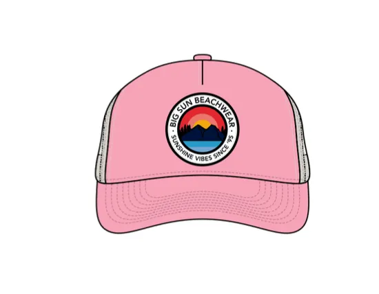 Big Sun Patch Trucker Hat - NEW