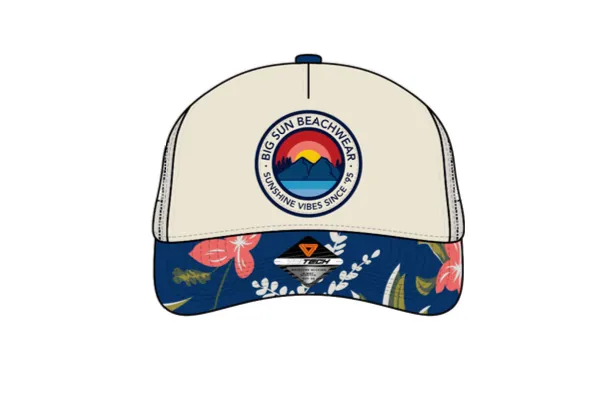 Big Sun Patch Trucker Hat - NEW
