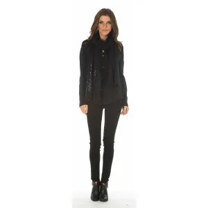Black Sequins Scarf