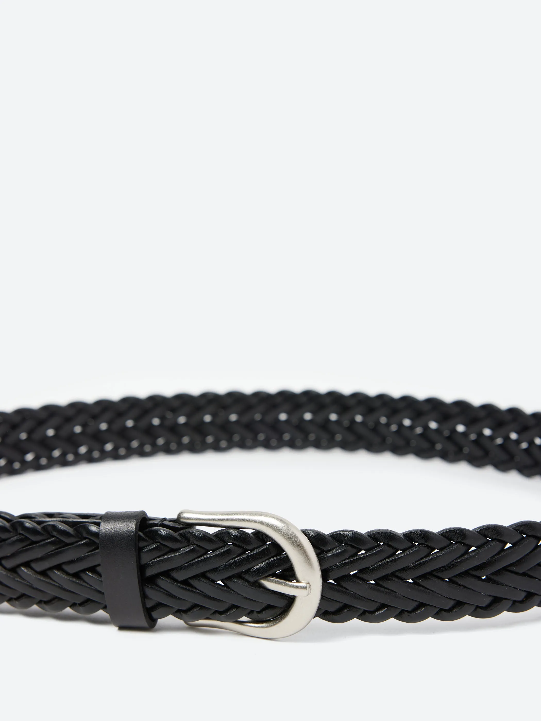 Braided Leather Belt