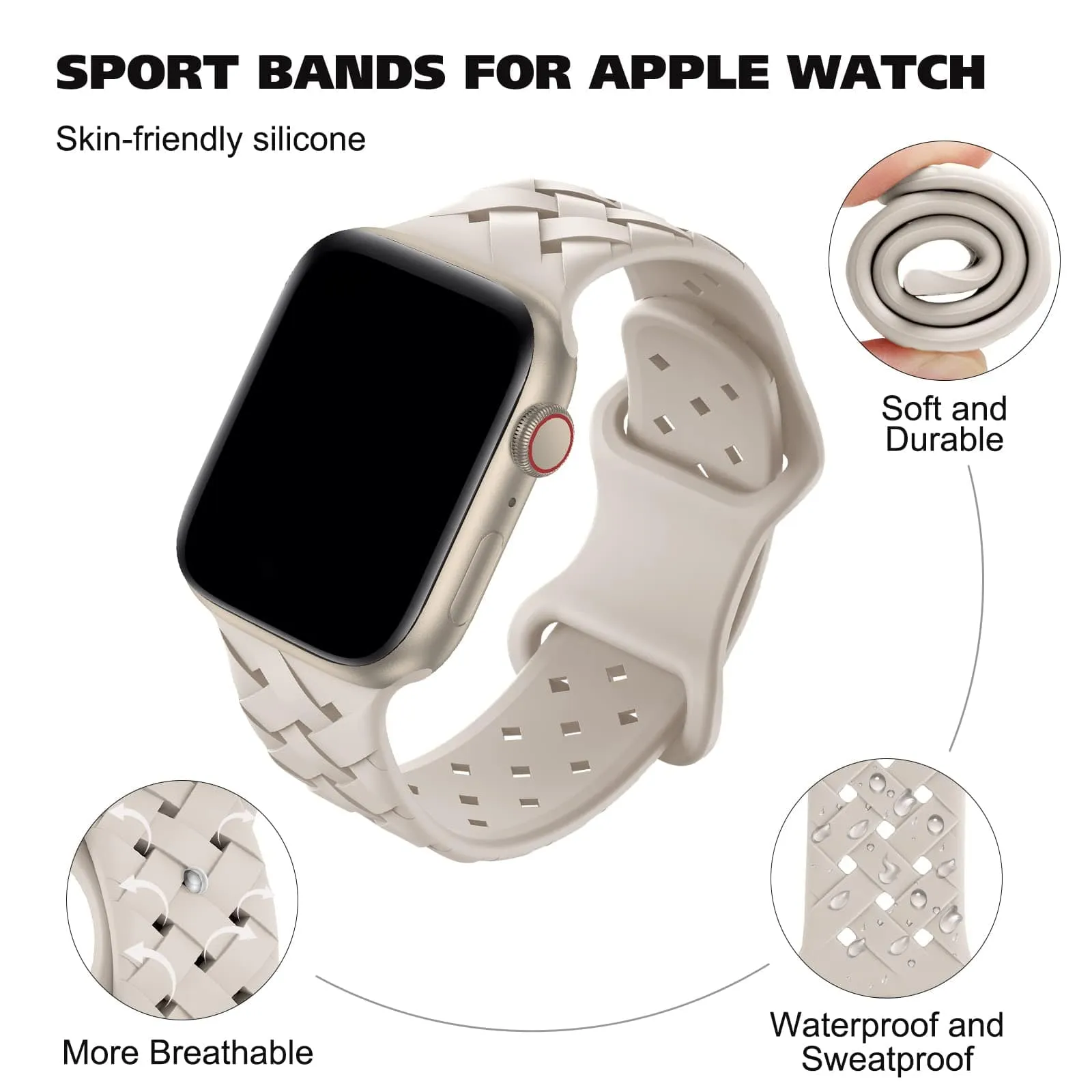 Braided Sports Watch Band