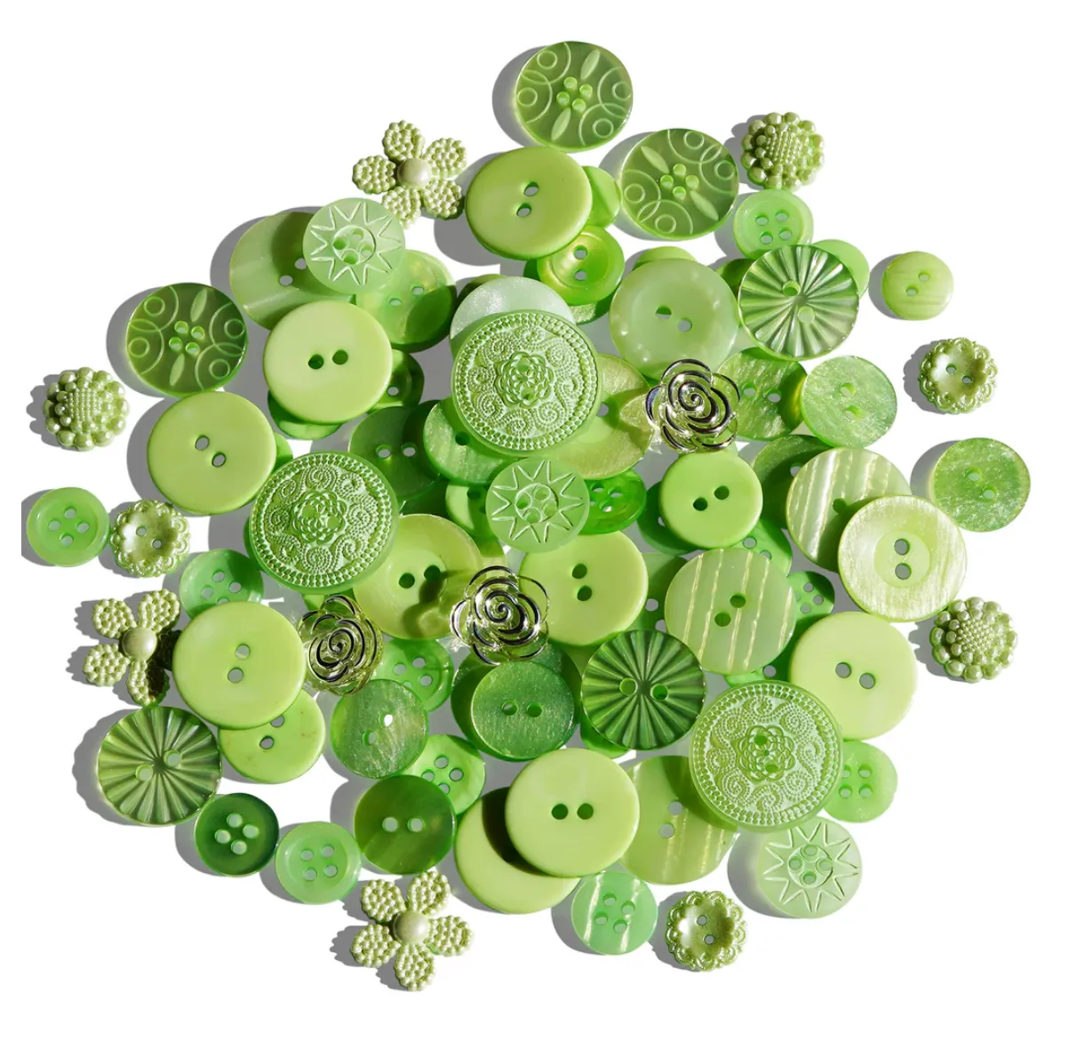 Buttons Galore Island Margarita Buttons Treasure Box {C705}