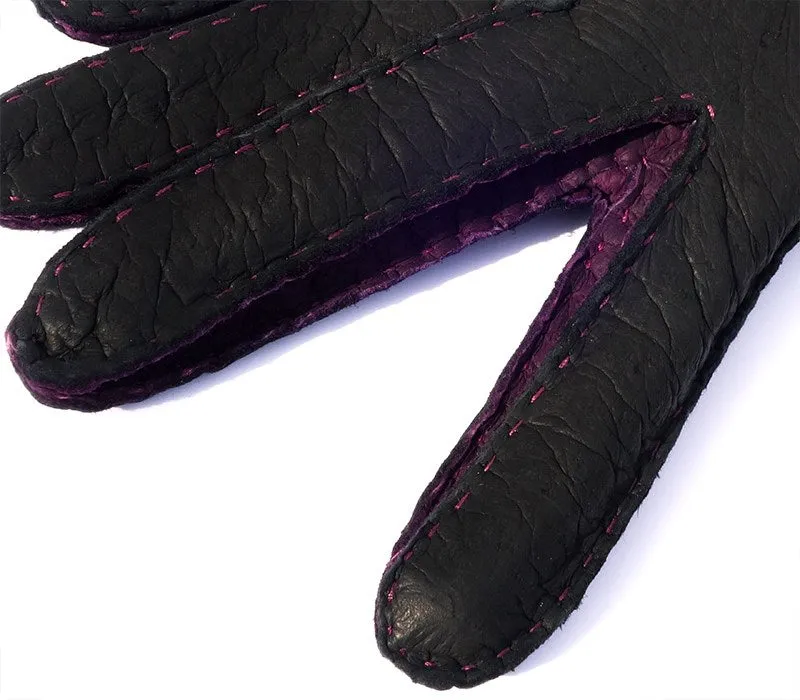 Camila - Peccary leather gloves - women