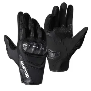 Carbon Leather Bike Gloves