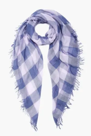 Chan Luu crown blue scarf