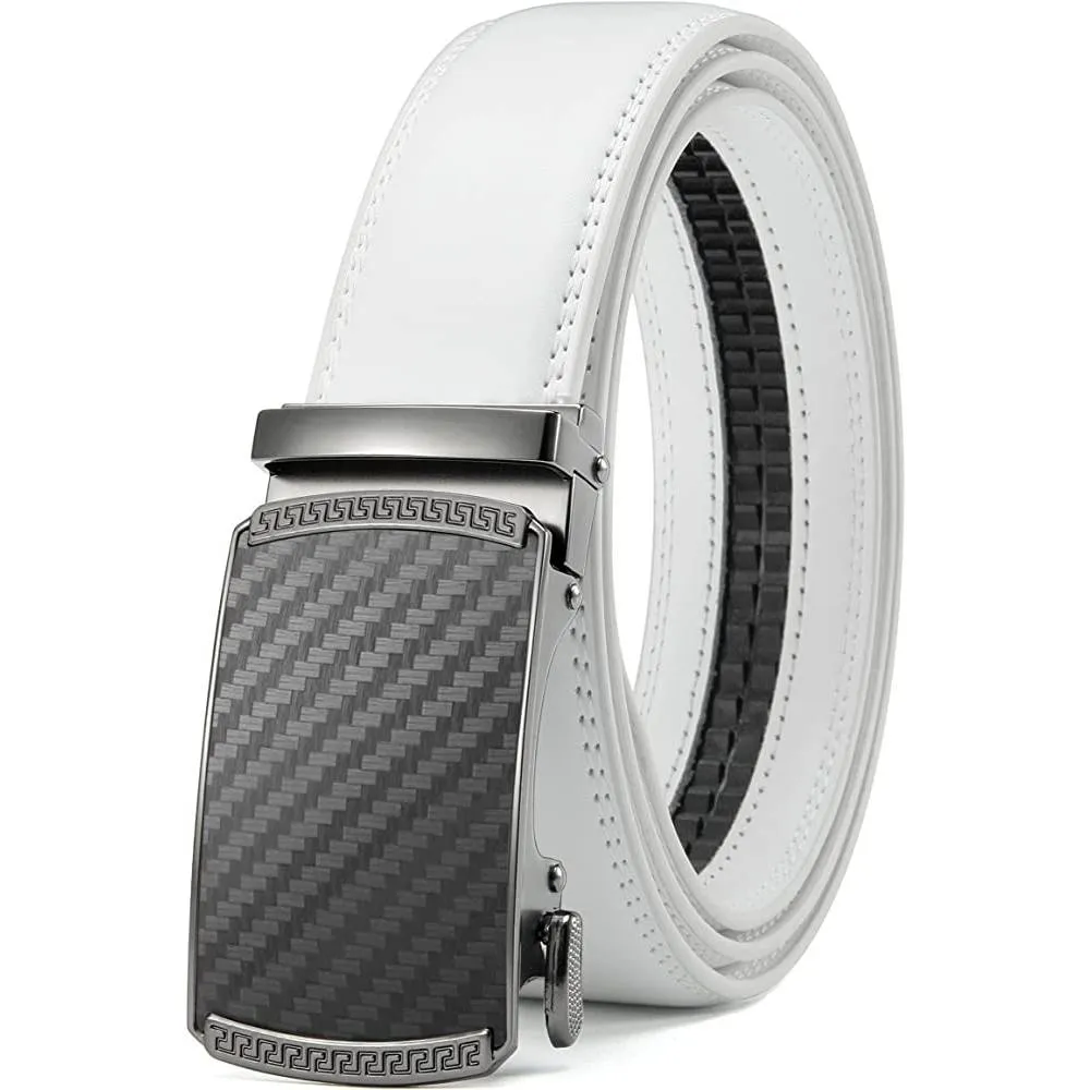 CHAOREN Ratchet Belt for men - Mens Belt Leather 1 3/8" for Casual Jeans - Micro Adjustable Belt Fit Everywhere | Multiple Colors