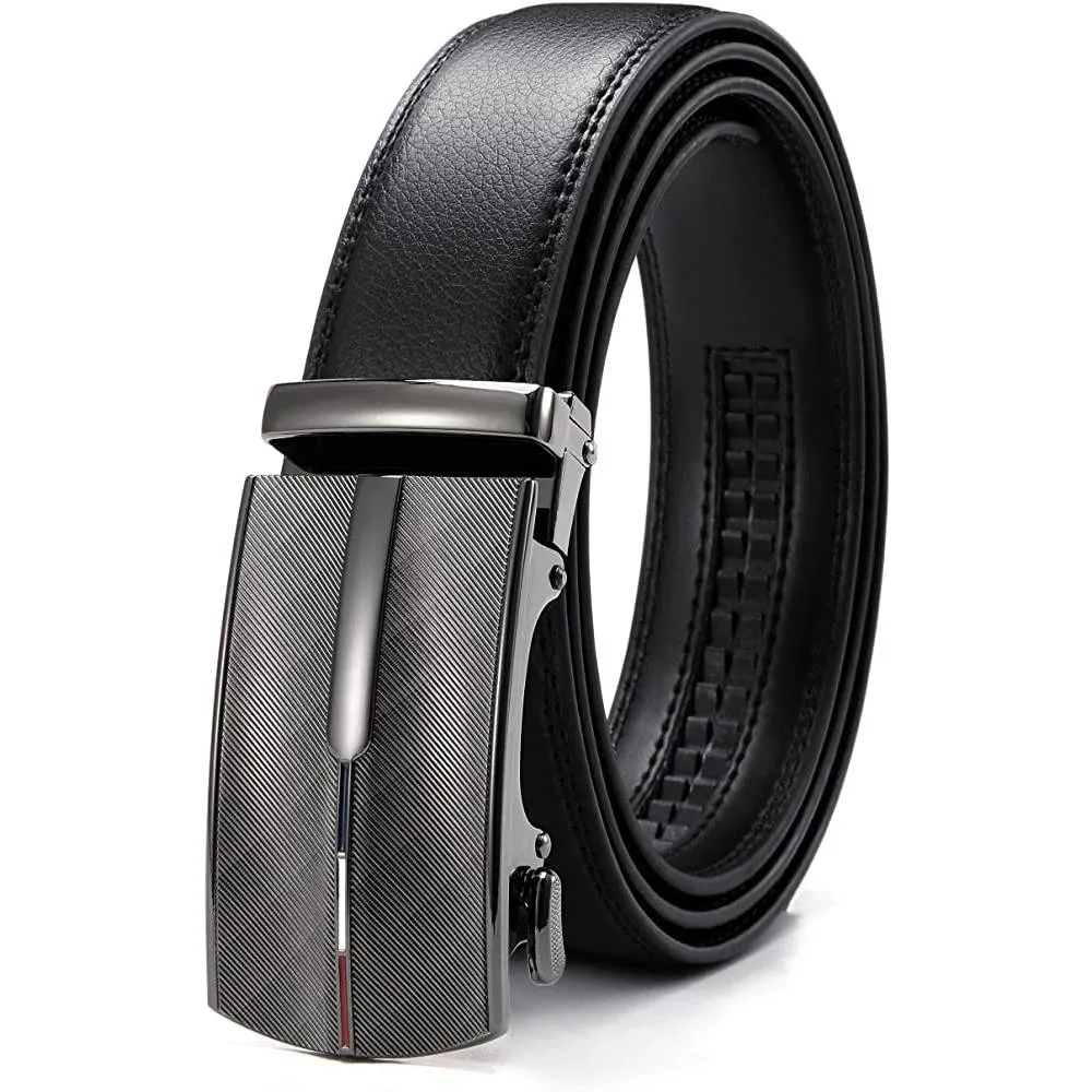 CHAOREN Ratchet Belt for men - Mens Belt Leather 1 3/8" for Casual Jeans - Micro Adjustable Belt Fit Everywhere | Multiple Colors
