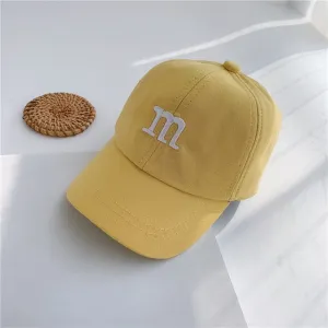Children's Baseball Cap Sun Protection Windproof Popular Letter Decoration Nice Color Simplicity Four Seasons Cool Fashion Trend