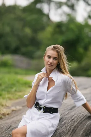 Claiborne Belt in Black