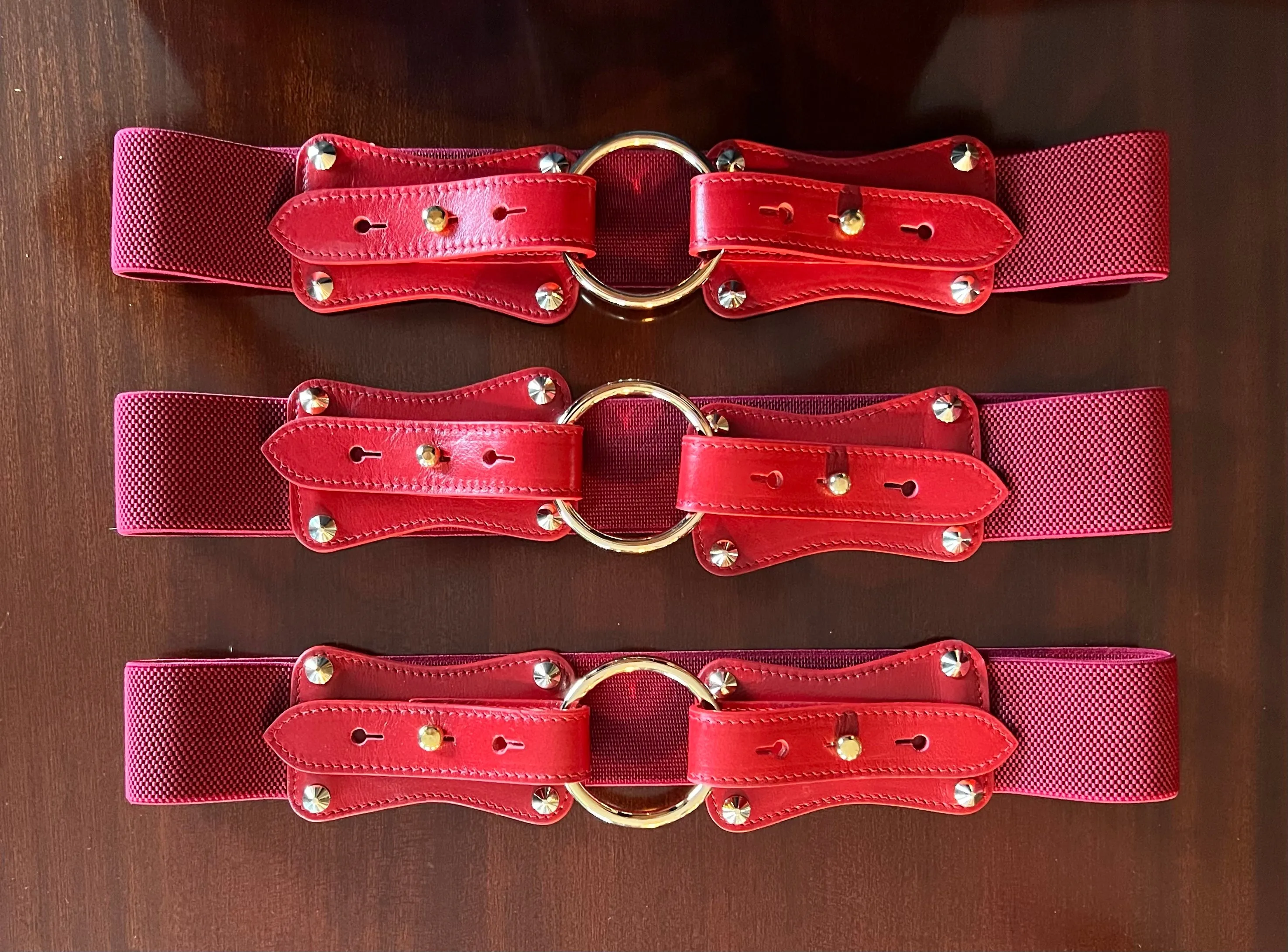 Claiborne Belt in Red