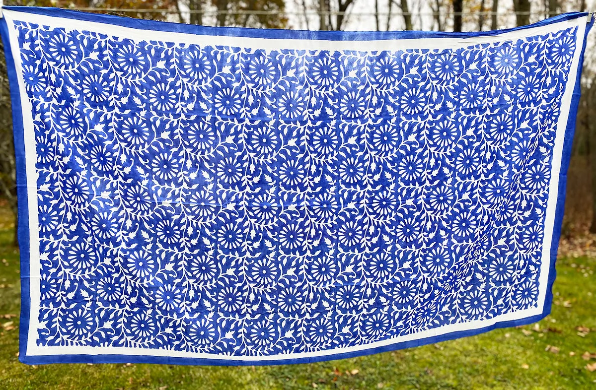 Cotton Silk Scarf | Blooms Royal