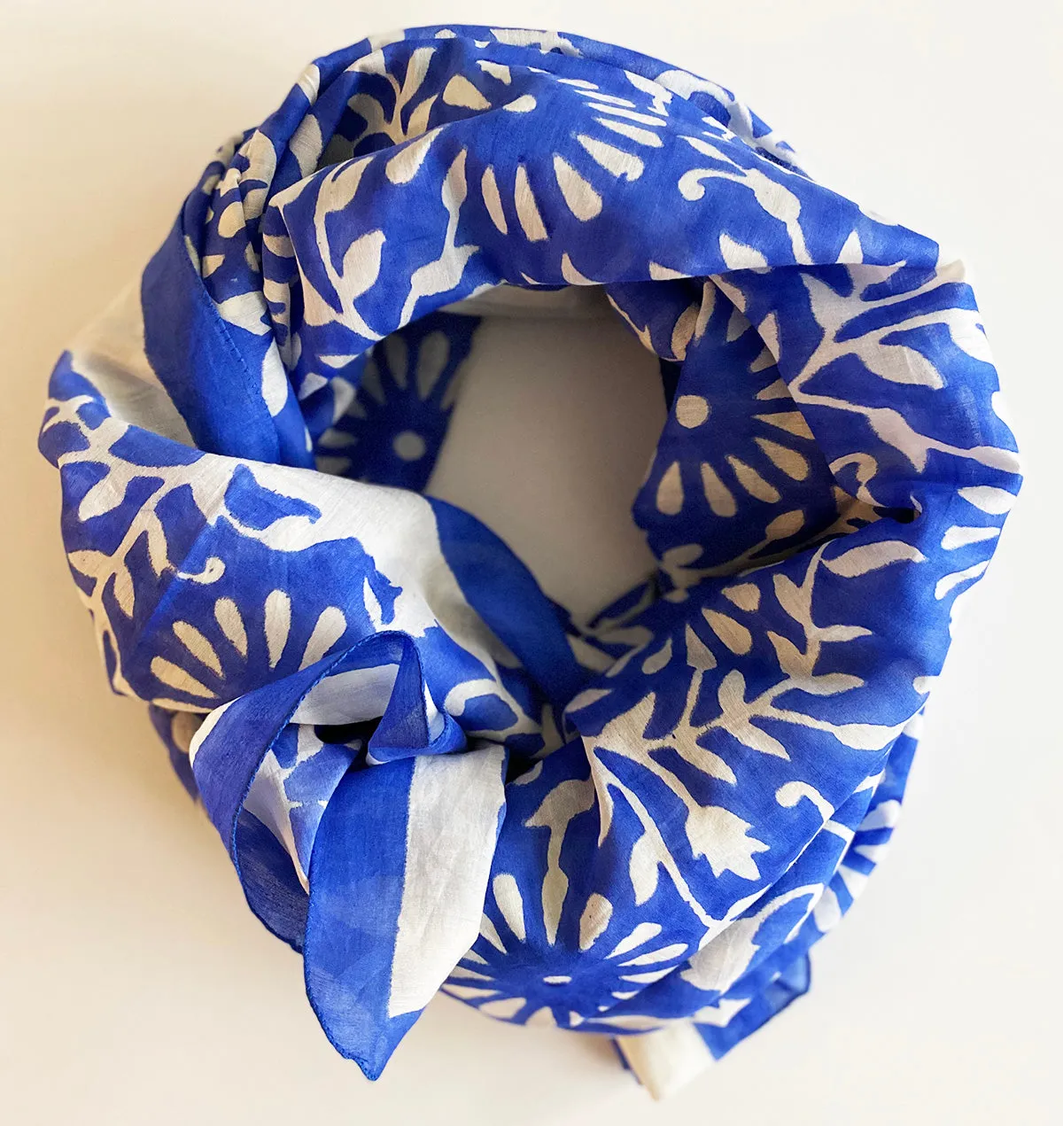Cotton Silk Scarf | Blooms Royal
