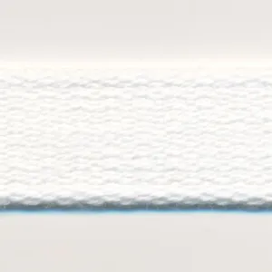 Cotton Taffeta Ribbon #01 White