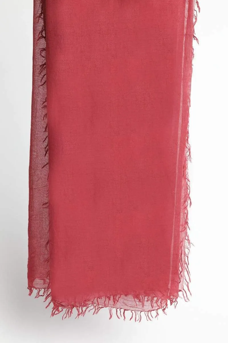 Crinkled Lyocell Lightweight Scarf