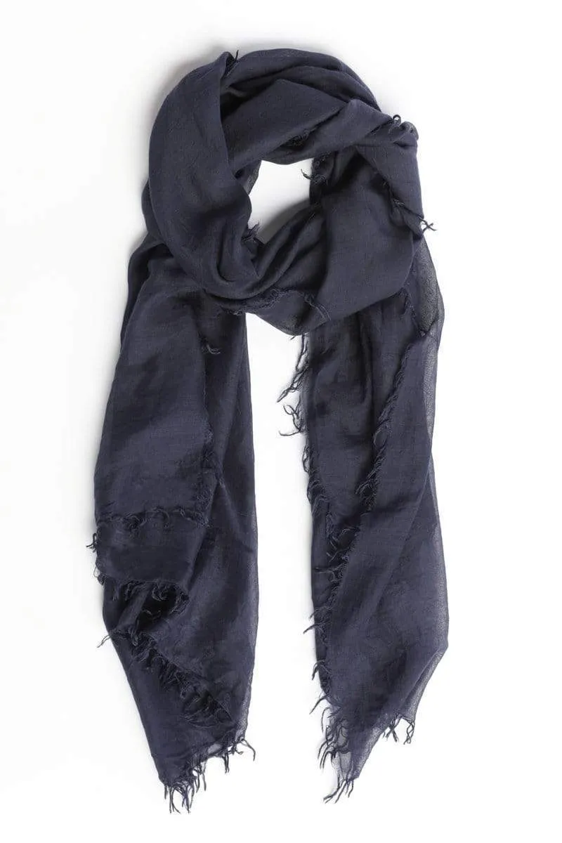 Crinkled Lyocell Lightweight Scarf