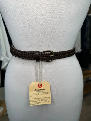 DD - Braided Belt | Dark Brown