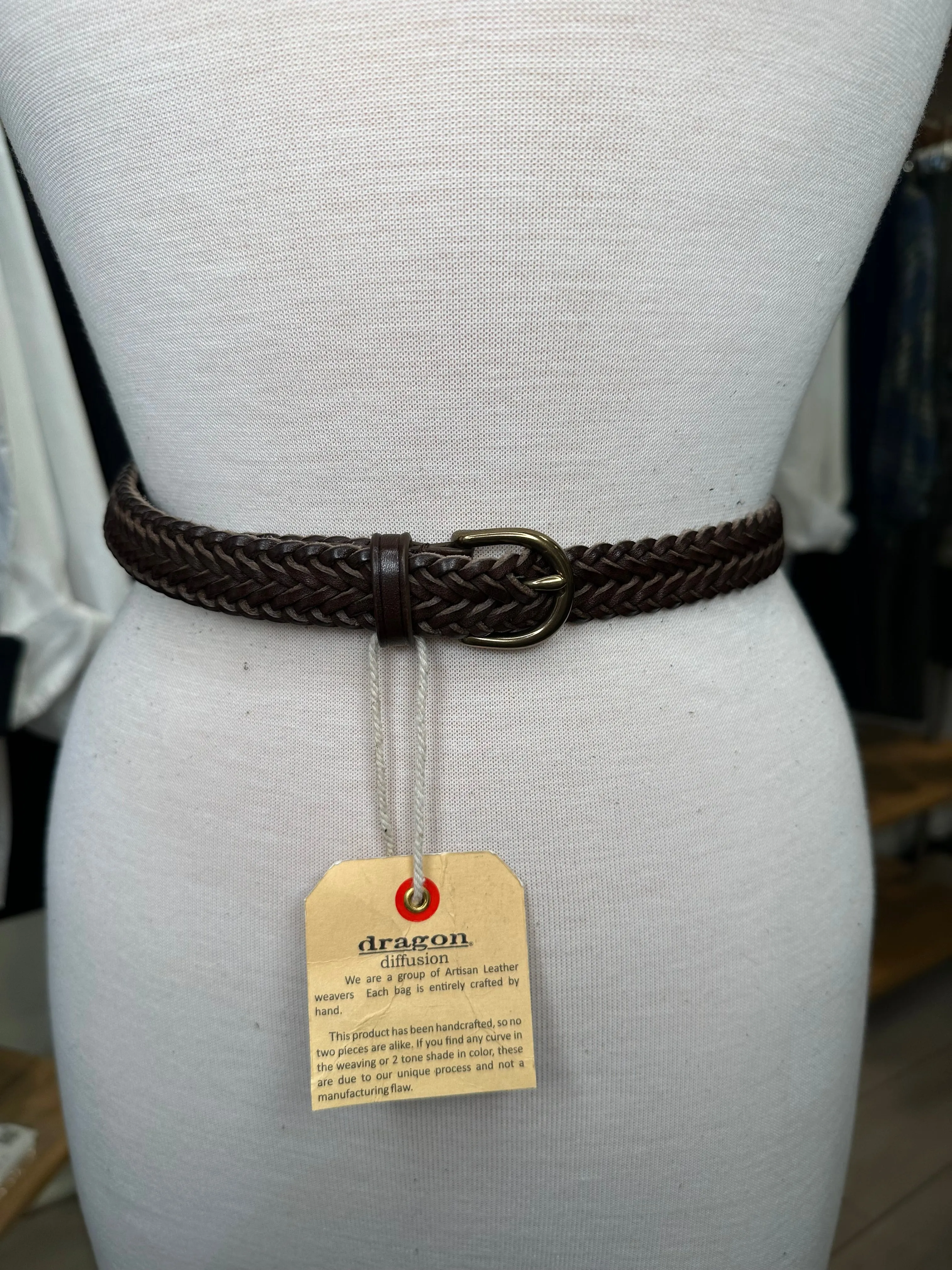 DD - Braided Belt | Dark Brown