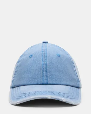 DISTRESSED BASEBALL CAP DENIM FABRIC