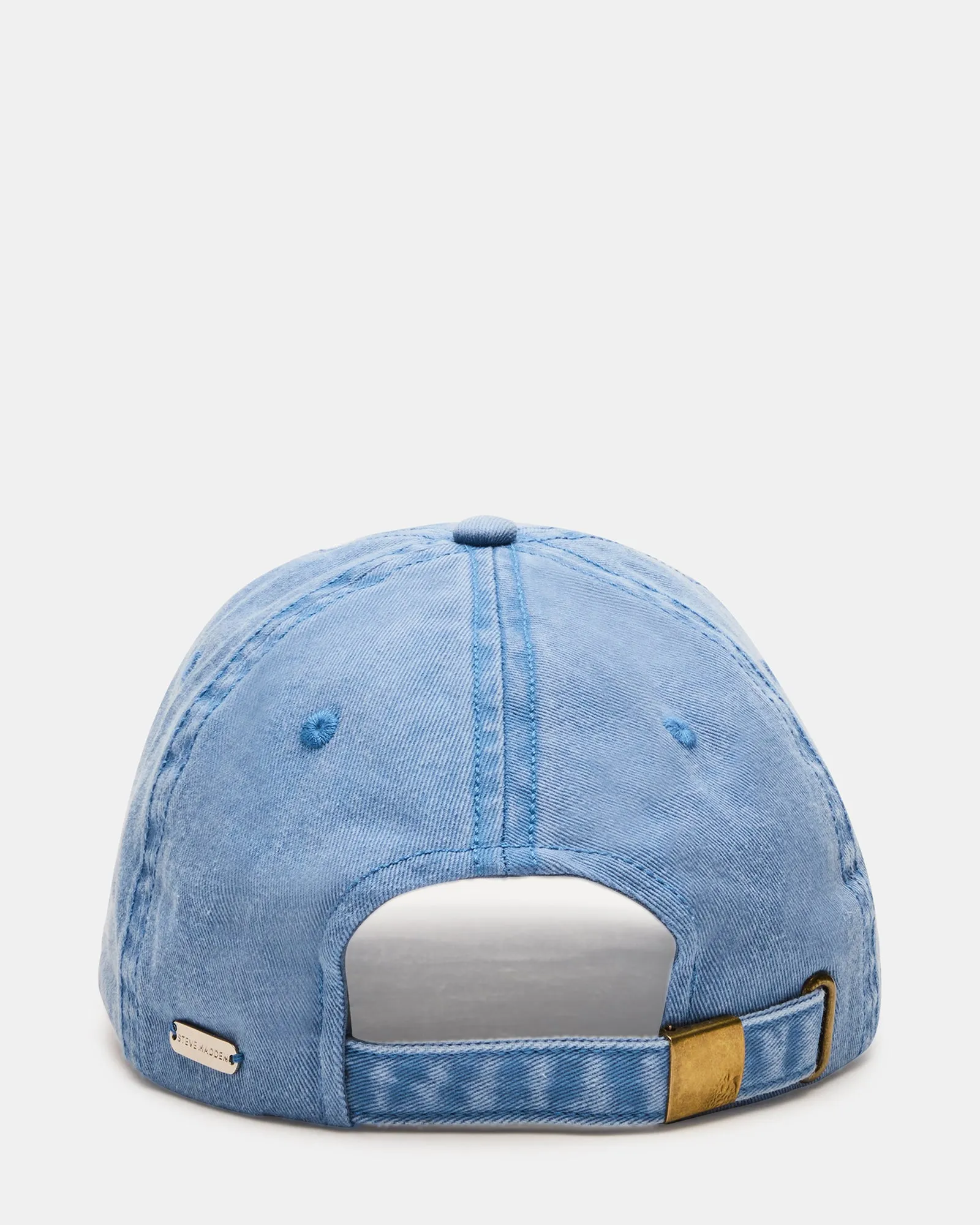 DISTRESSED BASEBALL CAP DENIM FABRIC