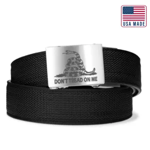DON'T TREAD ON ME ENGRAVED BUCKLE | USA MADE TACTICAL GUN BELT 1.5"