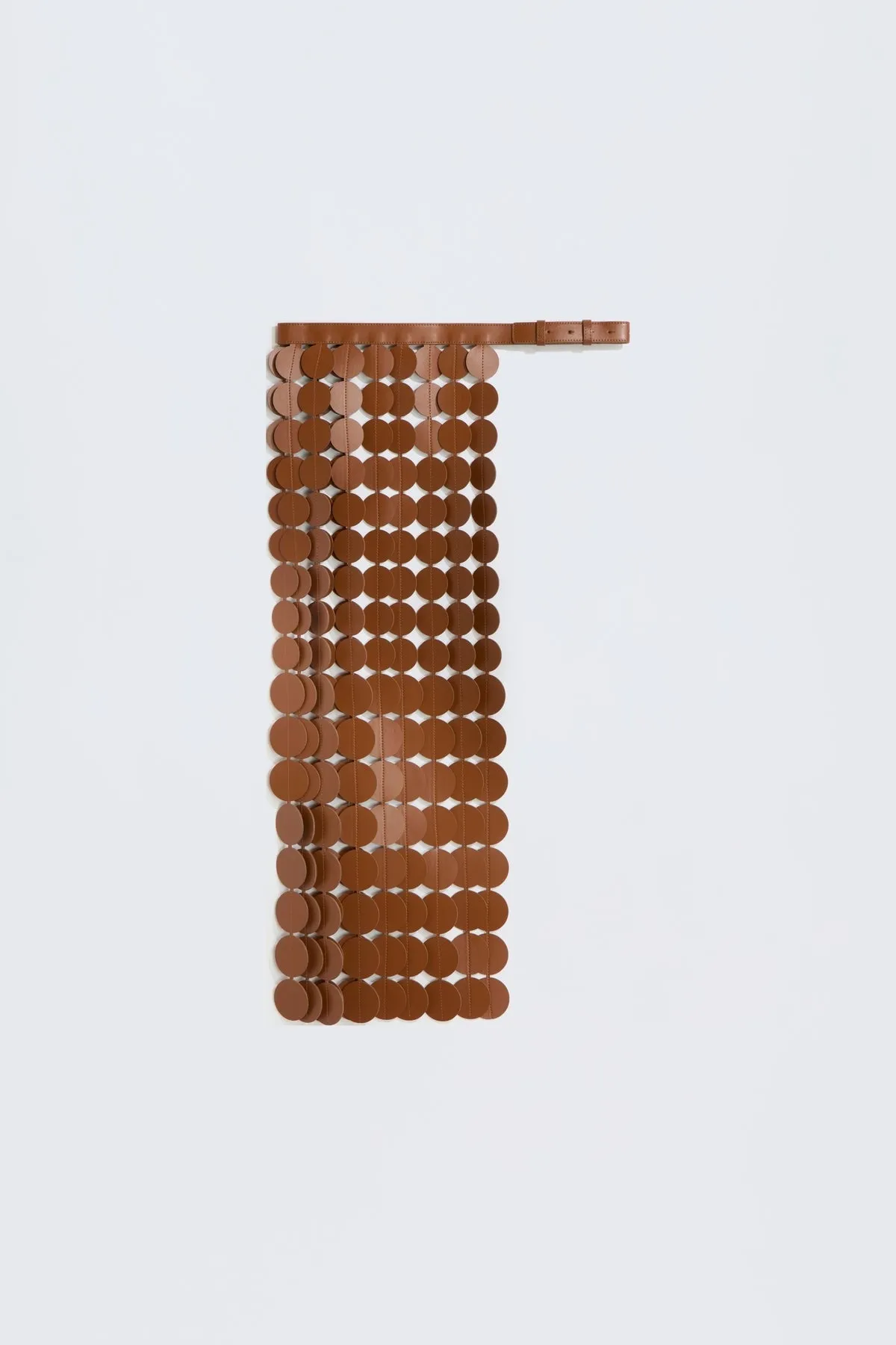 DOT FRINGE BELT - LEATHER