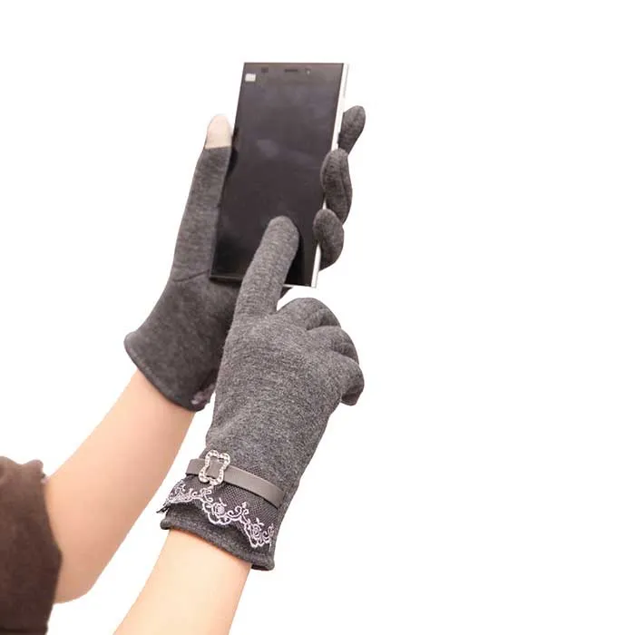 Elegant Fleece Lined Touchscreen Gloves - 6 Colors