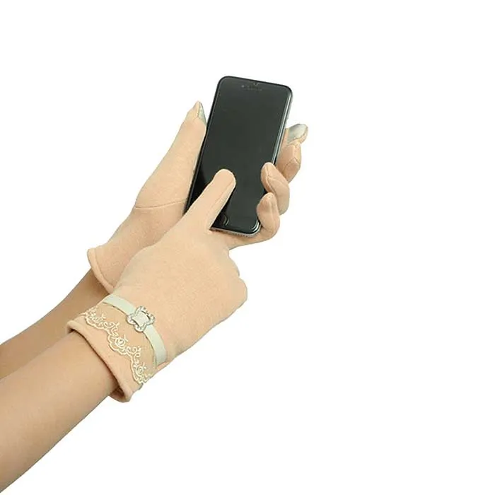 Elegant Fleece Lined Touchscreen Gloves - 6 Colors