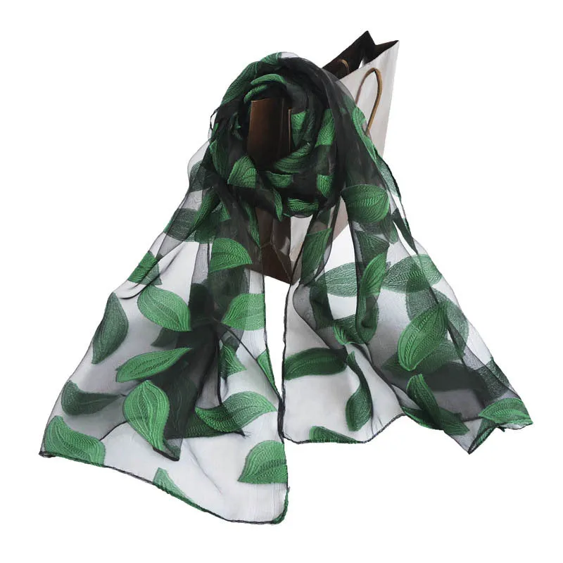 Ethnic Flower Print Long Scarf Shawl Fringed Scarves for Women Ladies Girls 70x180