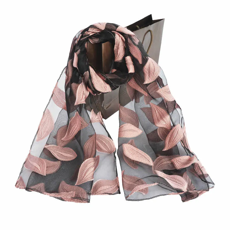 Ethnic Flower Print Long Scarf Shawl Fringed Scarves for Women Ladies Girls 70x180