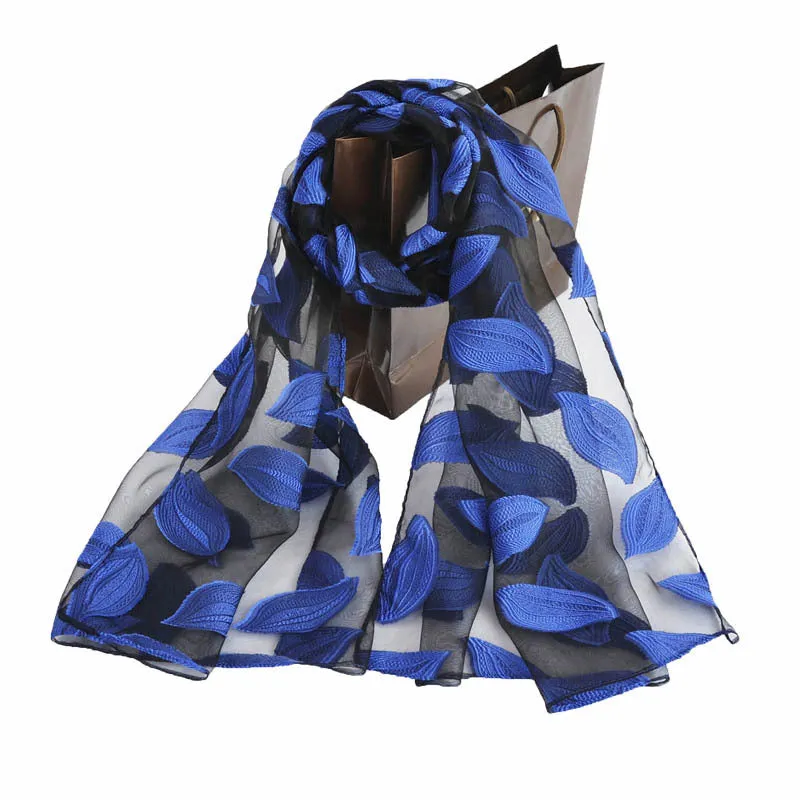 Ethnic Flower Print Long Scarf Shawl Fringed Scarves for Women Ladies Girls 70x180